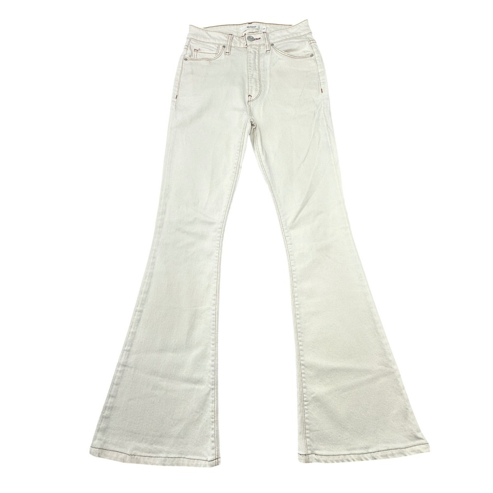 HUDSON‎ Jeans Holly Flare Off White High Rise Women's Size 26
